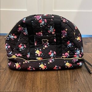 Betsey Johnson Quilted Floral Women's Weekender Bag